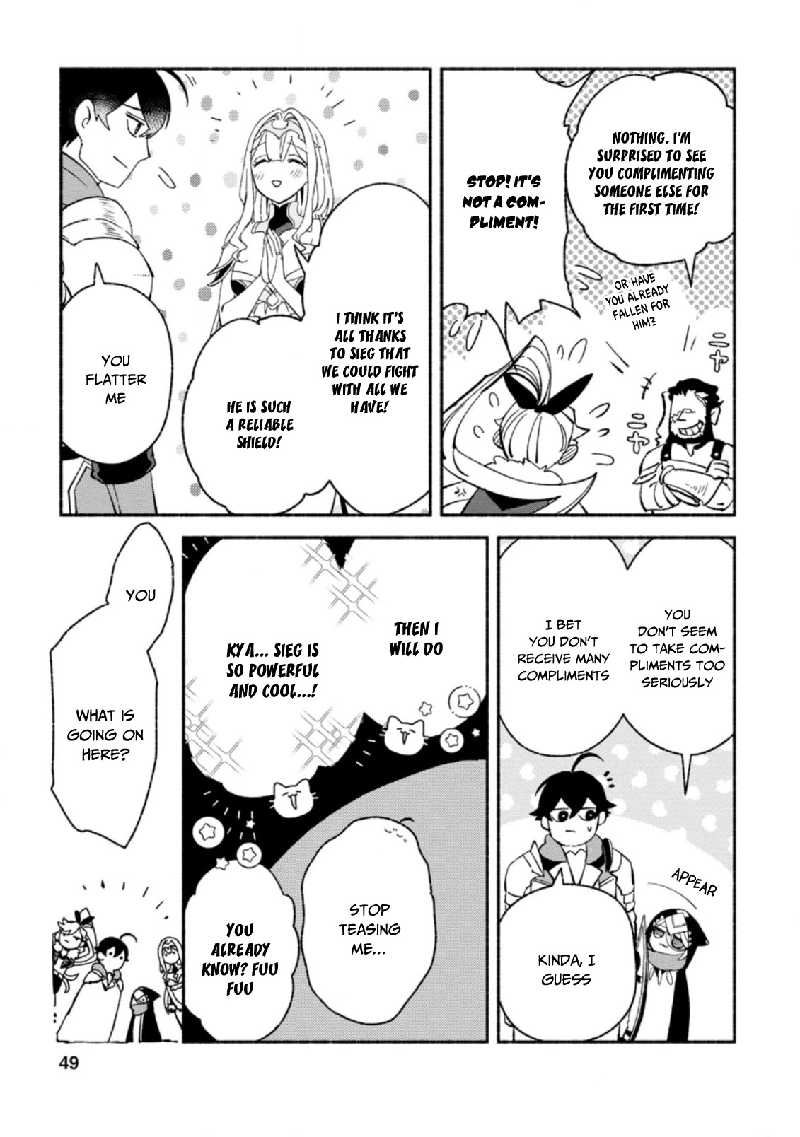 Sono Monban, Saikyou Nitsuki: Tsuihou Sareta Bougyo Ryoku 9999 no Senshi, Outo no Monban Toshite Musou Suru Chapter 7.2 page 8 - Chapter 7.2
