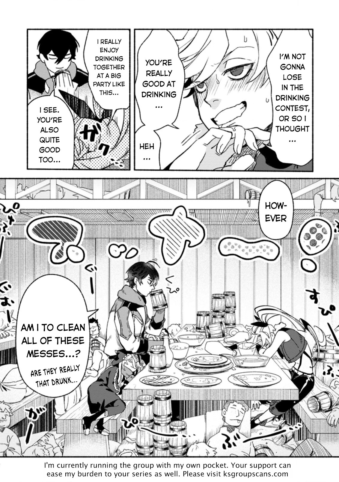 Sono Monban, Saikyou Nitsuki: Tsuihou Sareta Bougyo Ryoku 9999 no Senshi, Outo no Monban Toshite Musou Suru Chapter 7.3 page 11 - Chapter 7.3