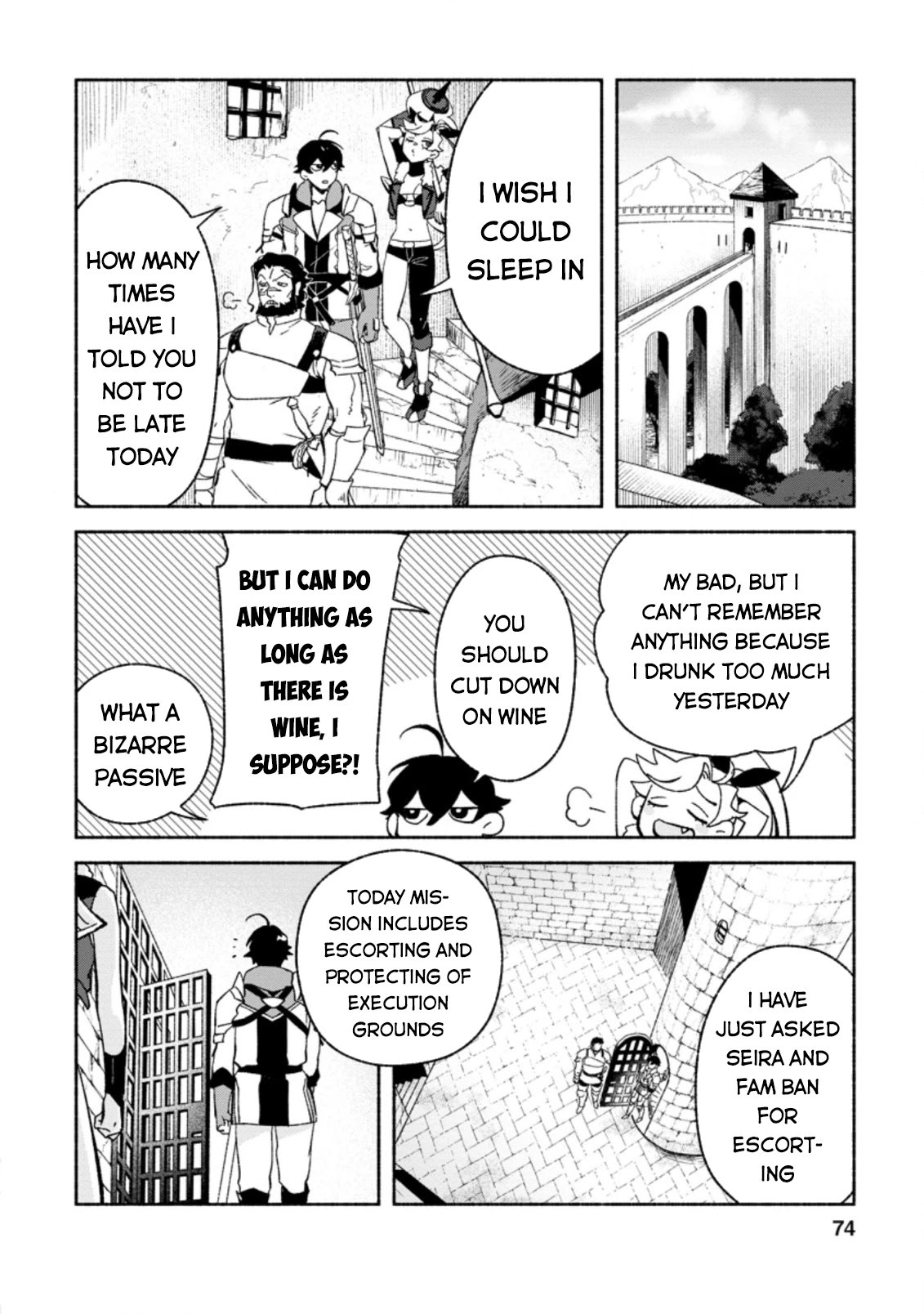 Sono Monban, Saikyou Nitsuki: Tsuihou Sareta Bougyo Ryoku 9999 no Senshi, Outo no Monban Toshite Musou Suru Chapter 8 page 13 - Chapter 8