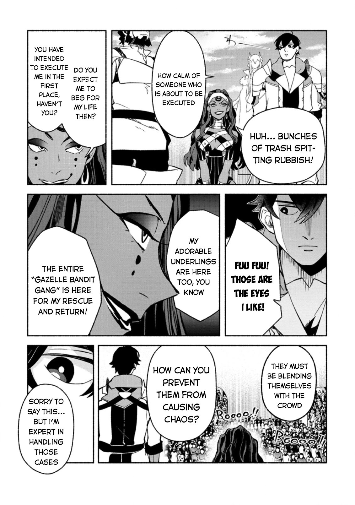 Sono Monban, Saikyou Nitsuki: Tsuihou Sareta Bougyo Ryoku 9999 no Senshi, Outo no Monban Toshite Musou Suru Chapter 8 page 30 - Chapter 8