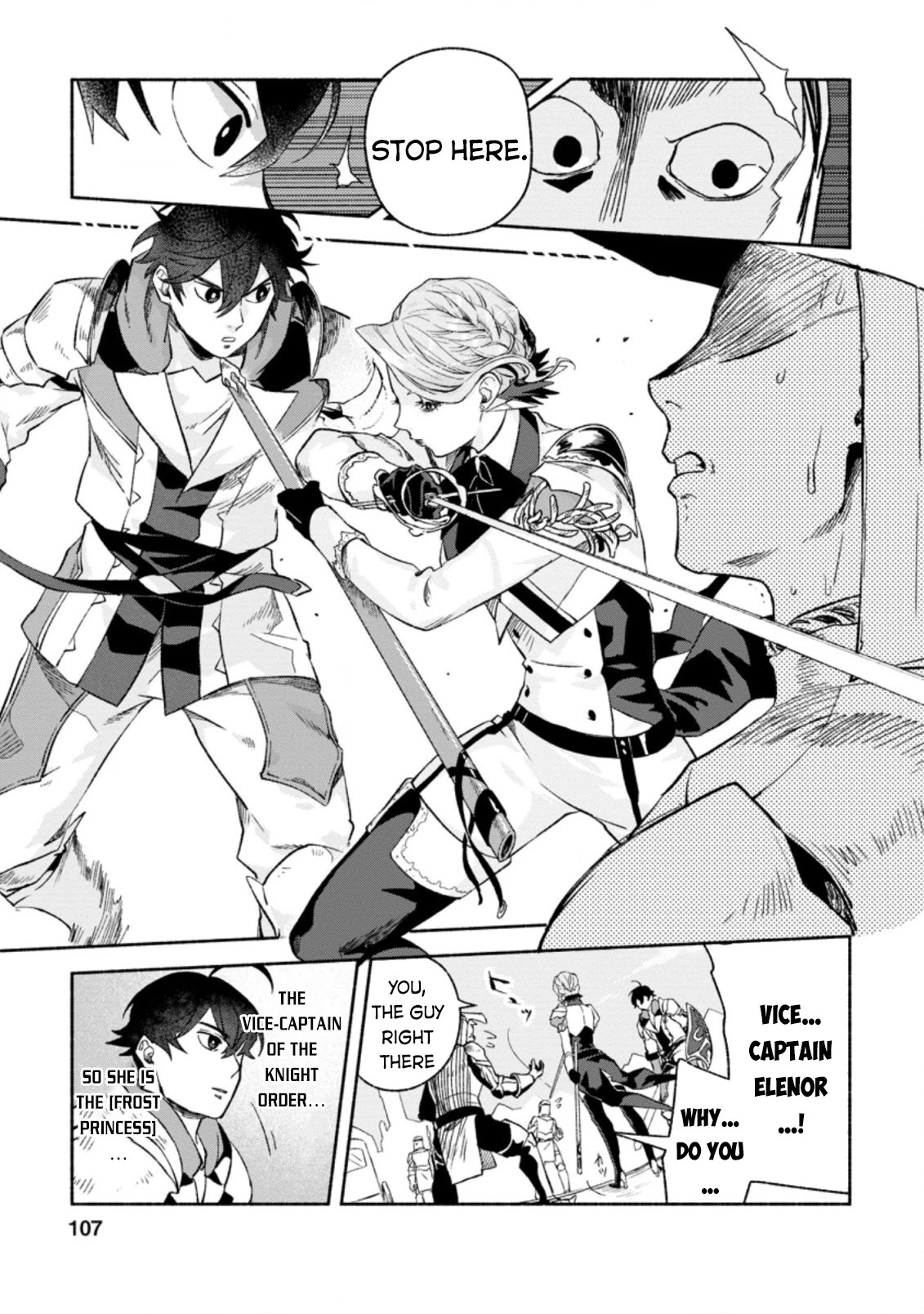 Sono Monban, Saikyou Nitsuki: Tsuihou Sareta Bougyo Ryoku 9999 no Senshi, Outo no Monban Toshite Musou Suru Chapter 9 page 10 - Chapter 9