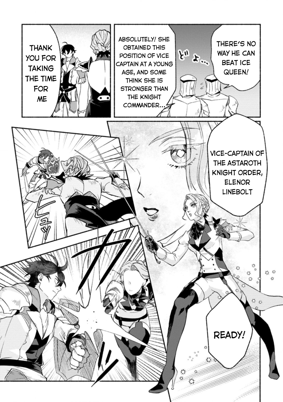 Sono Monban, Saikyou Nitsuki: Tsuihou Sareta Bougyo Ryoku 9999 no Senshi, Outo no Monban Toshite Musou Suru Chapter 9 page 16 - Chapter 9