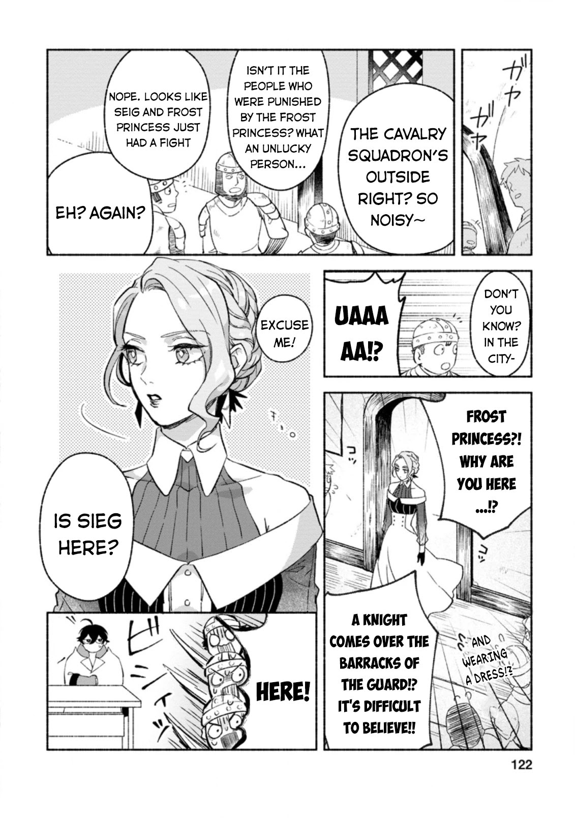 Sono Monban, Saikyou Nitsuki: Tsuihou Sareta Bougyo Ryoku 9999 no Senshi, Outo no Monban Toshite Musou Suru Chapter 9 page 24 - Chapter 9