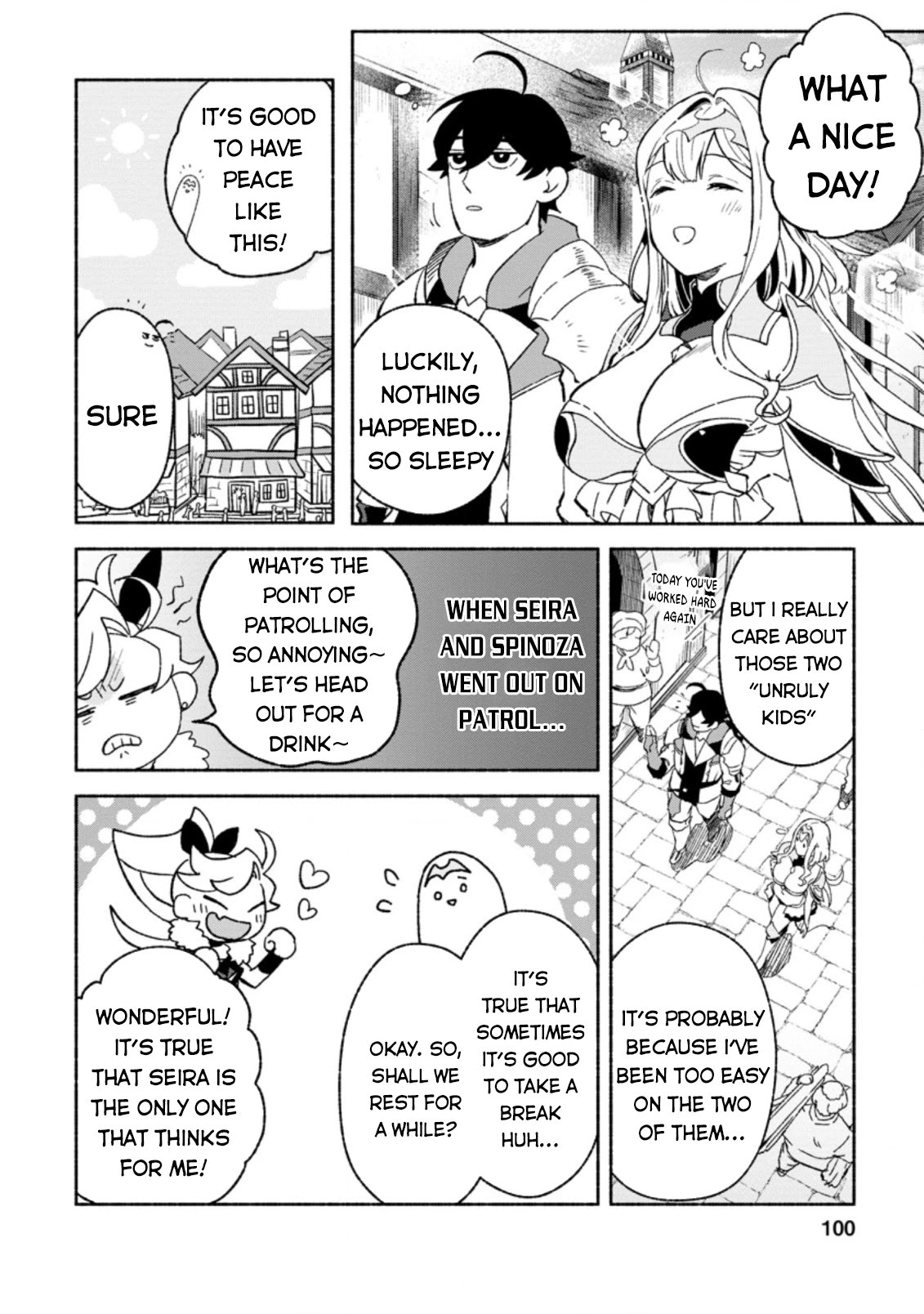Sono Monban, Saikyou Nitsuki: Tsuihou Sareta Bougyo Ryoku 9999 no Senshi, Outo no Monban Toshite Musou Suru Chapter 9 page 3 - Chapter 9