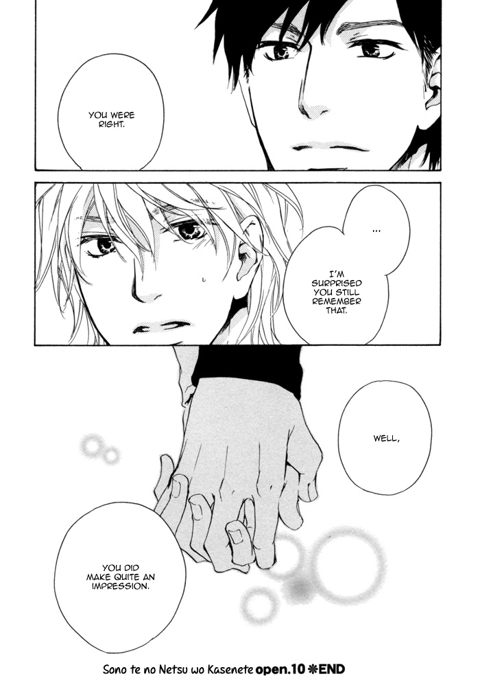 Sono Te no Netsu wo Kasanete Chapter 10 page 39 - Chapter 10