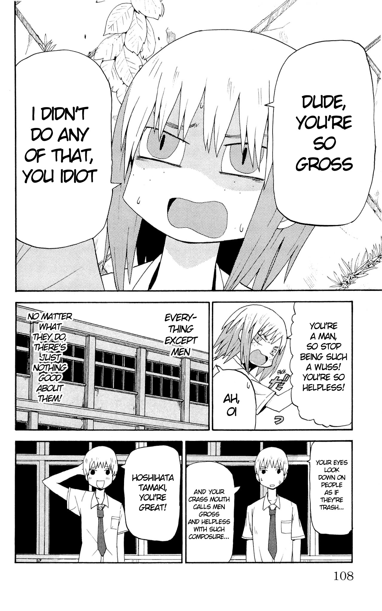 Sora ga Haiiro dakara Chapter 20 page 12 - Chapter 20: The Story Of Hoshihata Tamaki, High School 2nd Year, 17 Years Old; Hanamura Nanami, High School 2nd Year, 17 Years Old; Onigahara Juriko, High School 2nd Year, 16 Years Old; Part 2