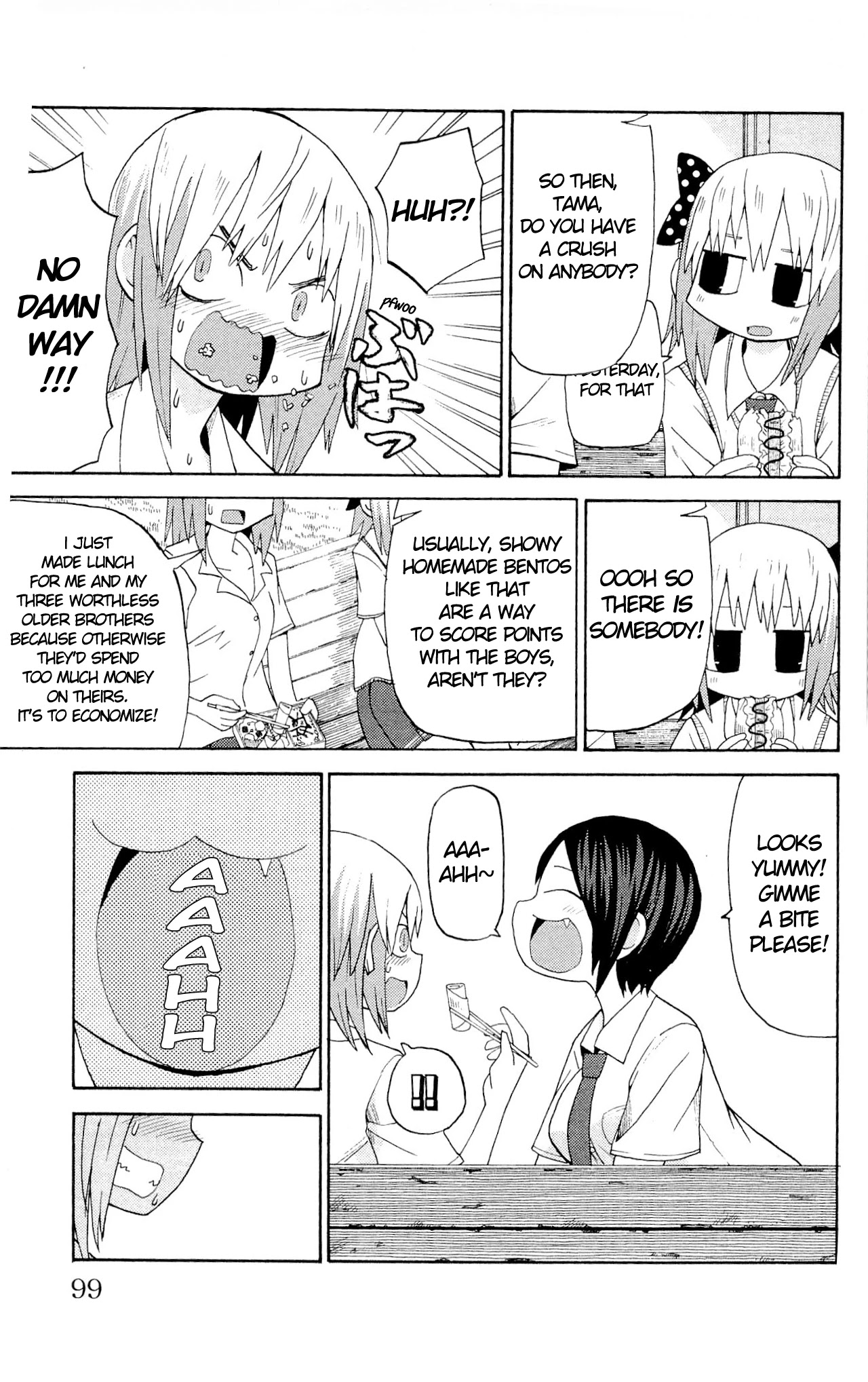 Sora ga Haiiro dakara Chapter 20 page 3 - Chapter 20: The Story Of Hoshihata Tamaki, High School 2nd Year, 17 Years Old; Hanamura Nanami, High School 2nd Year, 17 Years Old; Onigahara Juriko, High School 2nd Year, 16 Years Old; Part 2