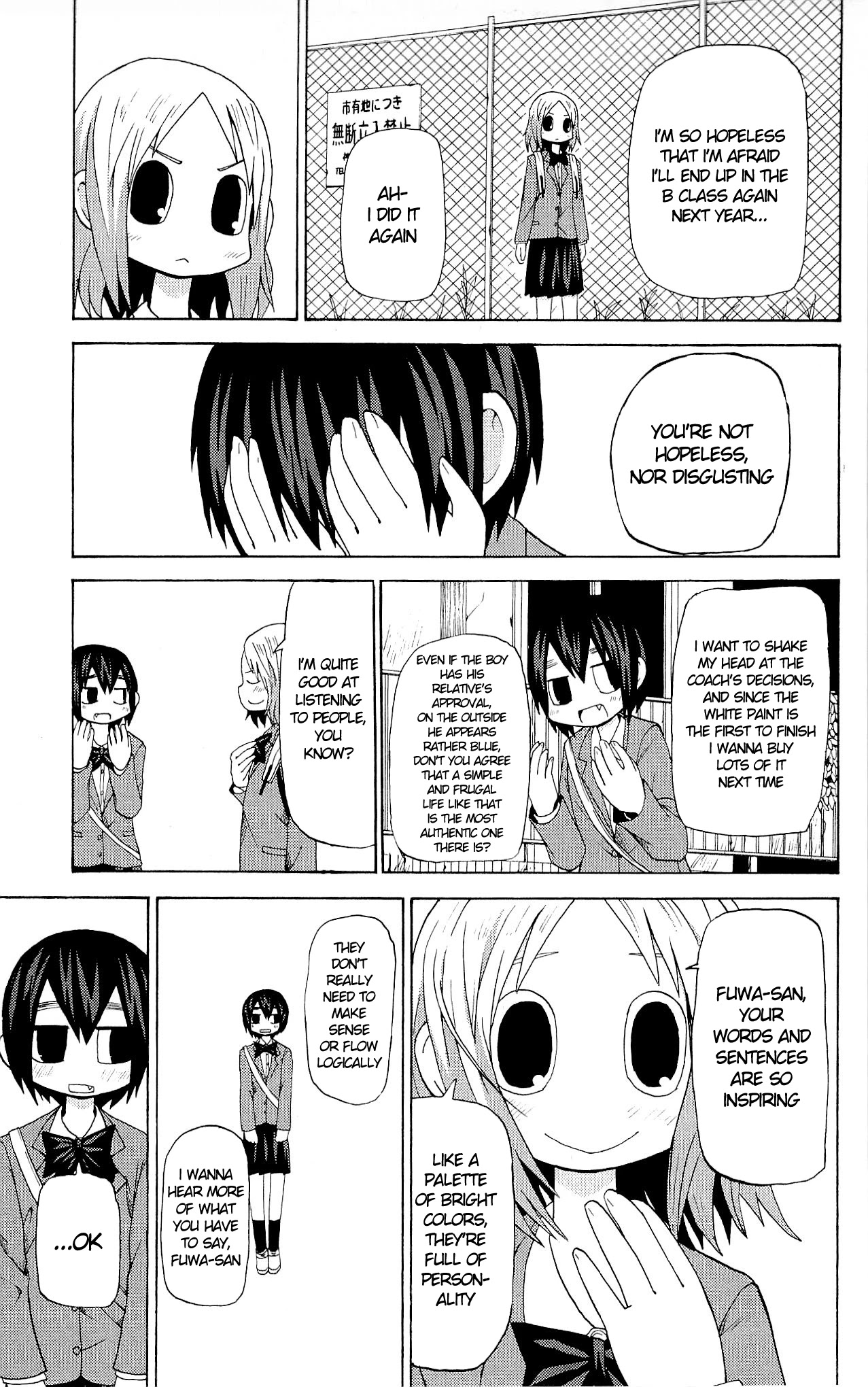 Sora ga Haiiro dakara Chapter 21 page 8 - Chapter 21: There's So Many Things I'd Like To Talk About