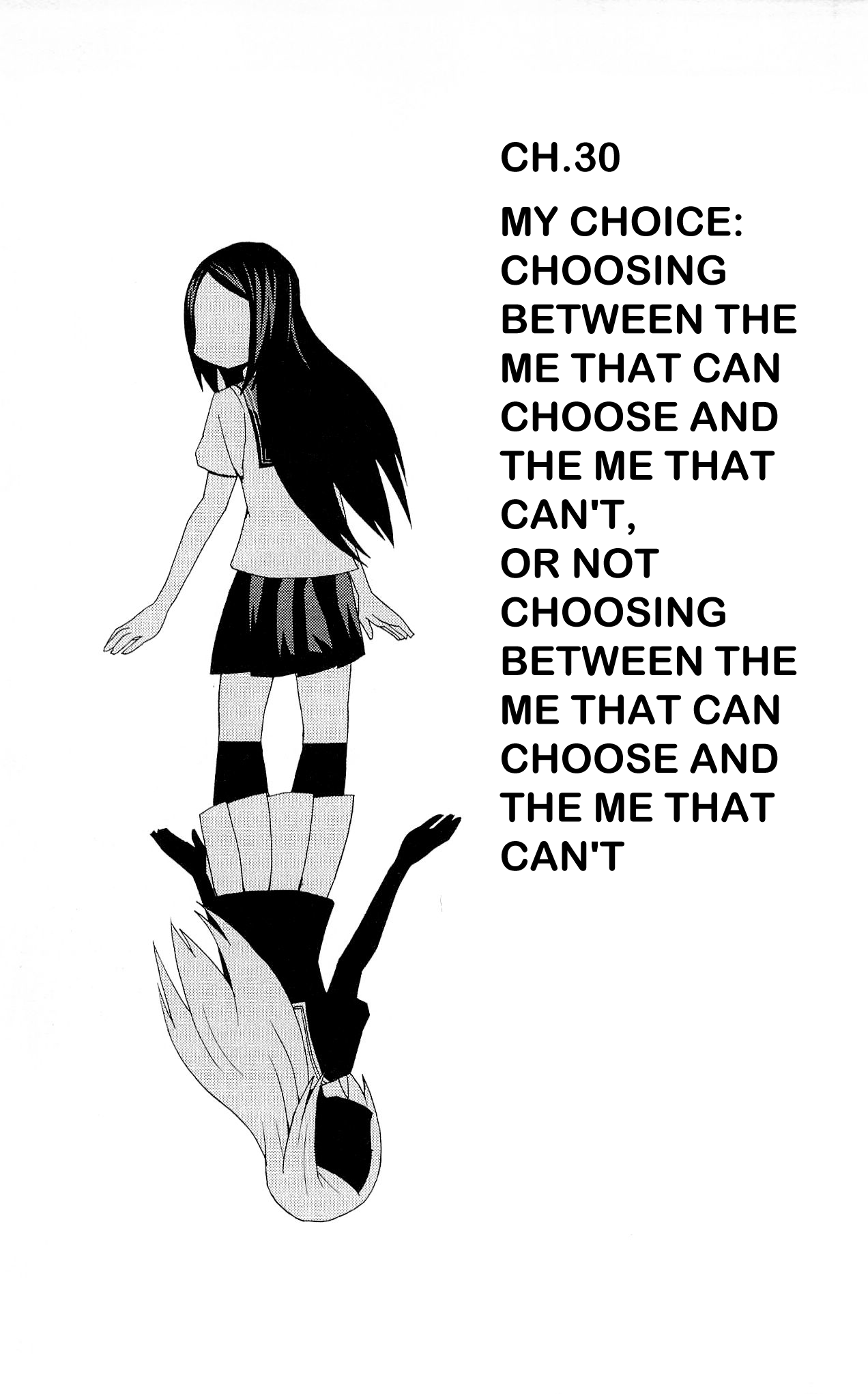Sora ga Haiiro dakara Chapter 30 page 1 - Chapter 30: My Choice: Choosing Between The Me That Can Choose And The Me That Can't, Or Not Choosing Between The Me That Can Choose And The Me That Can't