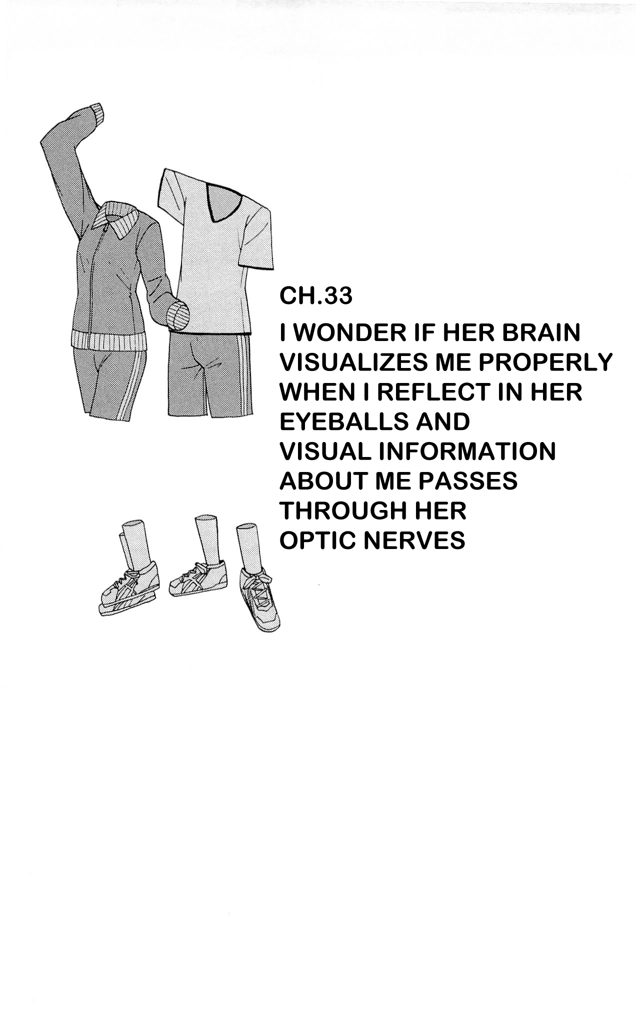 Sora ga Haiiro dakara Chapter 33 page 1 - Chapter 33: I Wonder if That Girl Visualizes Me Properly When I Reflect in Her Eyeballs And Visual Information About Me Passes Through Her Optic Nerves