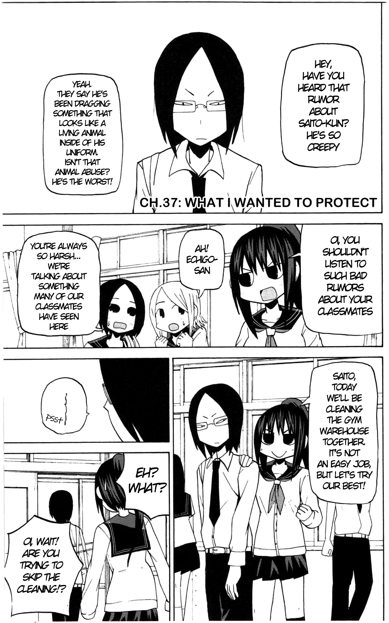 Sora ga Haiiro dakara Chapter 37 page 1 - Chapter 37: What I Wanted To Protect