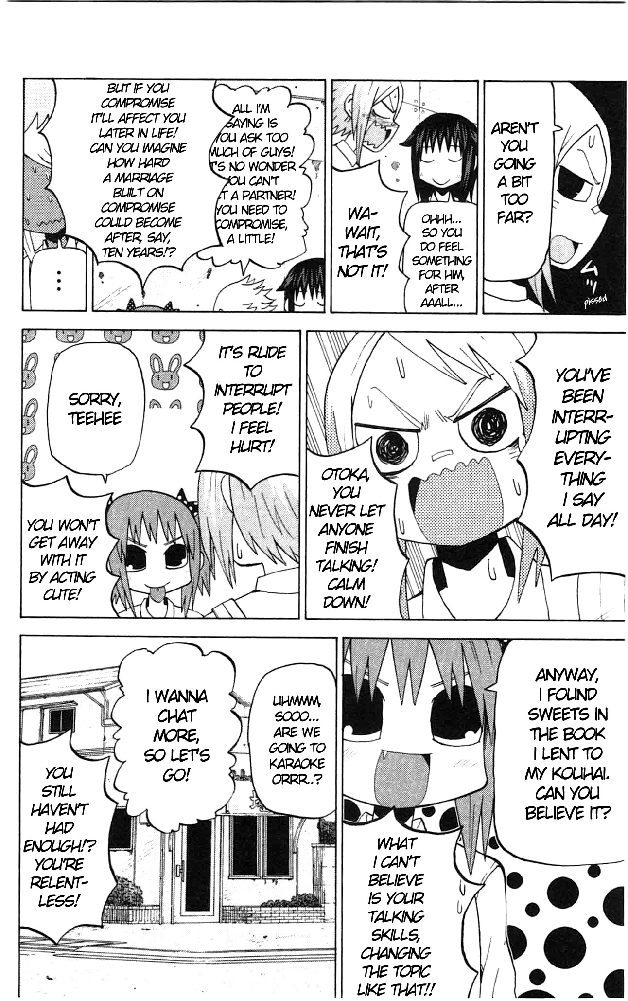 Sora ga Haiiro dakara Chapter 40 page 4 - Chapter 40: Machine Gun Girl's Deprepreprepreprepreprepression