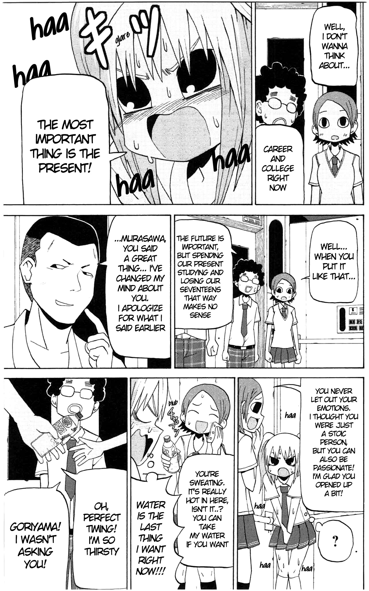 Sora ga Haiiro dakara Chapter 42 page 9 - Chapter 42: I Don't Want to Let Anything Out