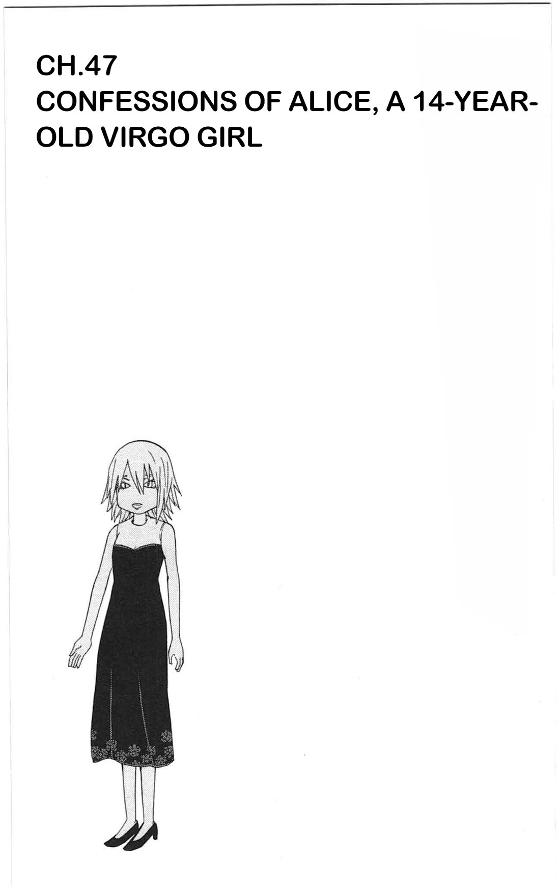 Sora ga Haiiro dakara Chapter 47 page 1 - Chapter 47: Confessions of Alice, a 14-Year-Old Virgo Girl
