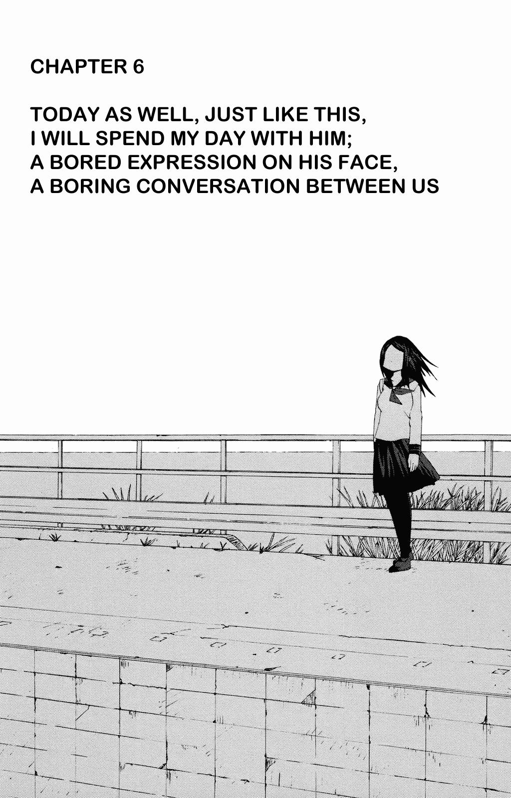 Sora ga Haiiro dakara Chapter 6 page 1 - Chapter 6: Today As Well, Just Like This, I Will Spend My Day With Him; A Bored Expression On His Face, A Boring Conversation Between Us