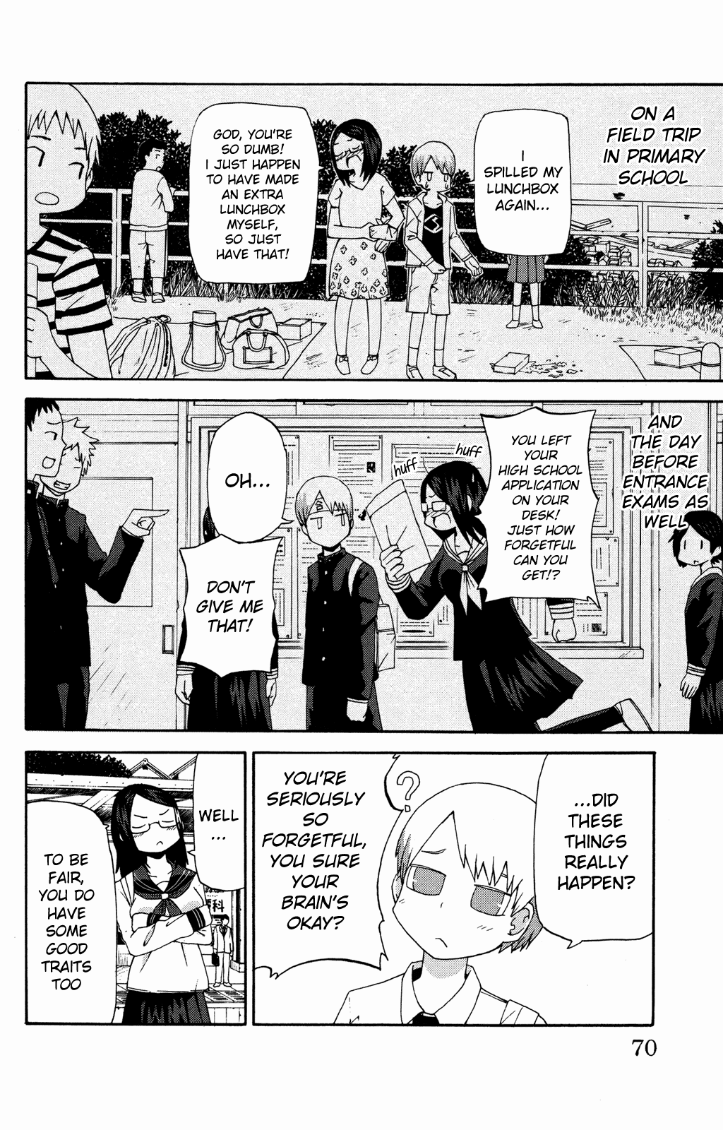 Sora ga Haiiro dakara Chapter 6 page 4 - Chapter 6: Today As Well, Just Like This, I Will Spend My Day With Him; A Bored Expression On His Face, A Boring Conversation Between Us