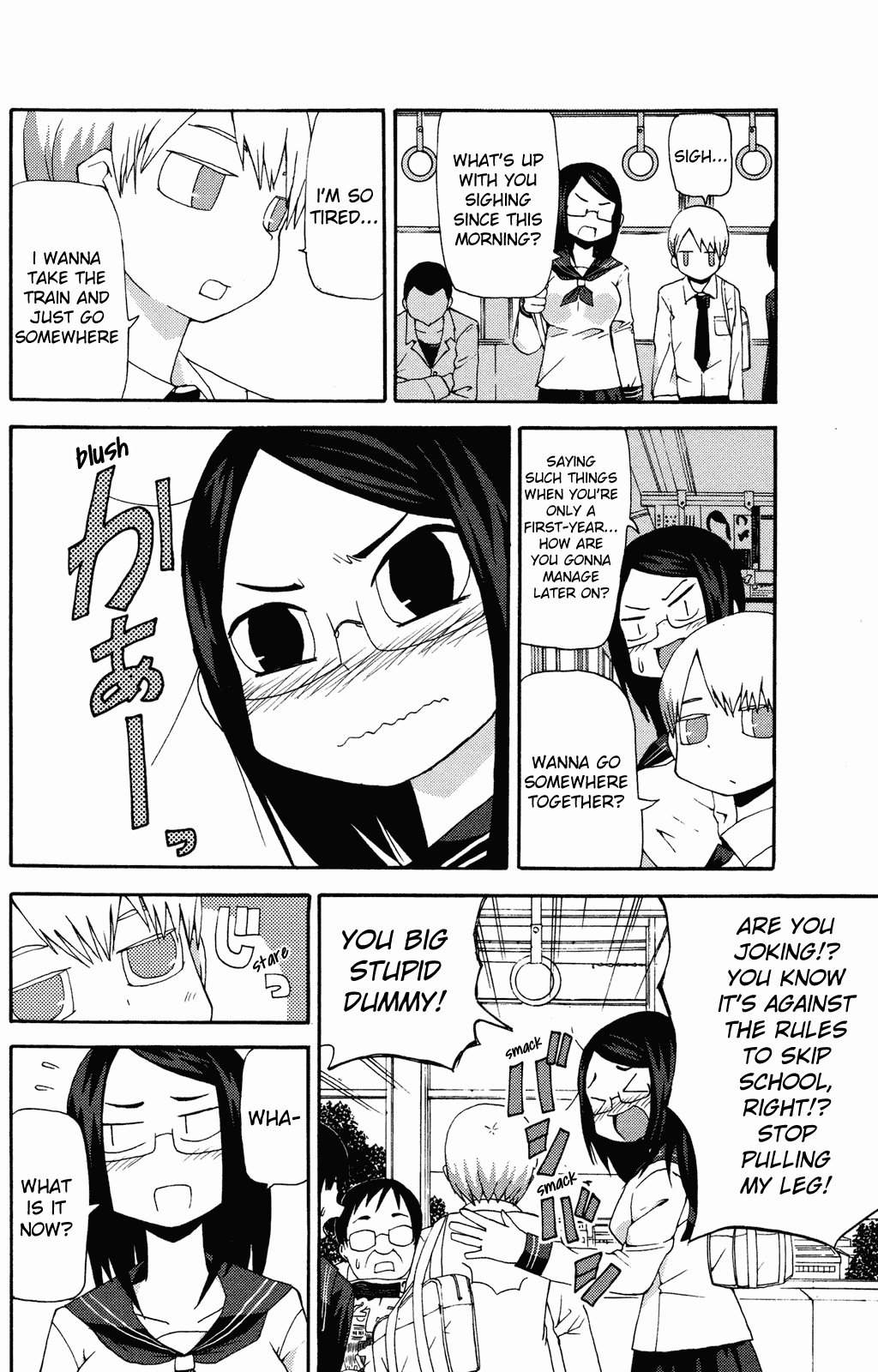Sora ga Haiiro dakara Chapter 6 page 6 - Chapter 6: Today As Well, Just Like This, I Will Spend My Day With Him; A Bored Expression On His Face, A Boring Conversation Between Us