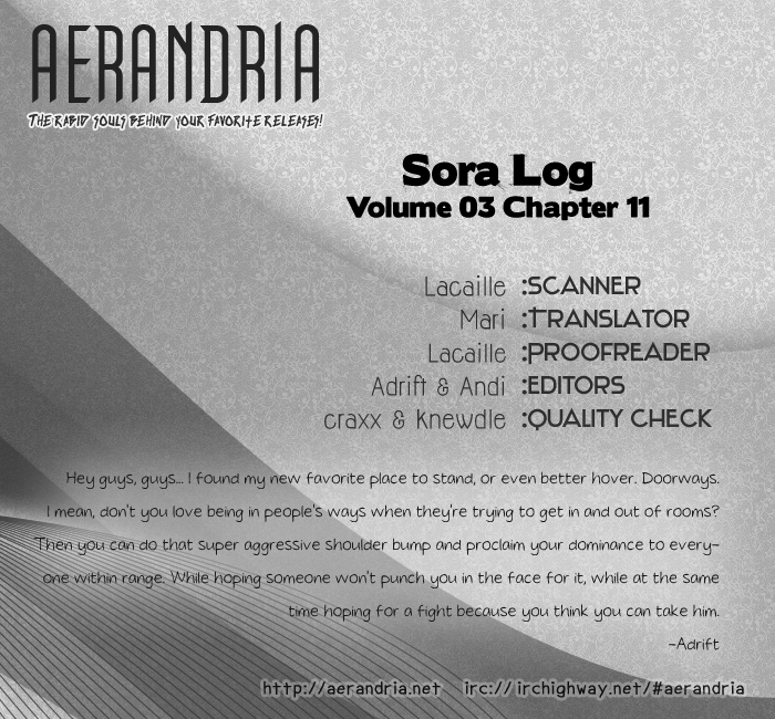Sora Log Chapter 11 page 2 - Chapter 11: Feelings