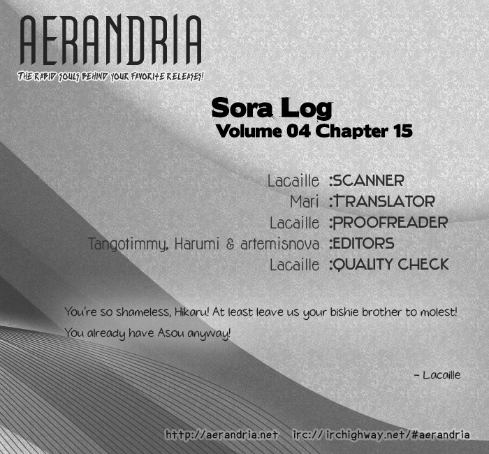 Sora Log Chapter 15 page 3 - Chapter 15: Final Chapter [END]