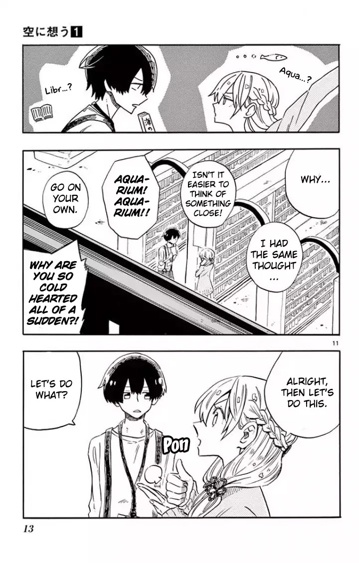 Sora ni Omou Chapter 1 page 13 - Chapter 1: Creating Something
