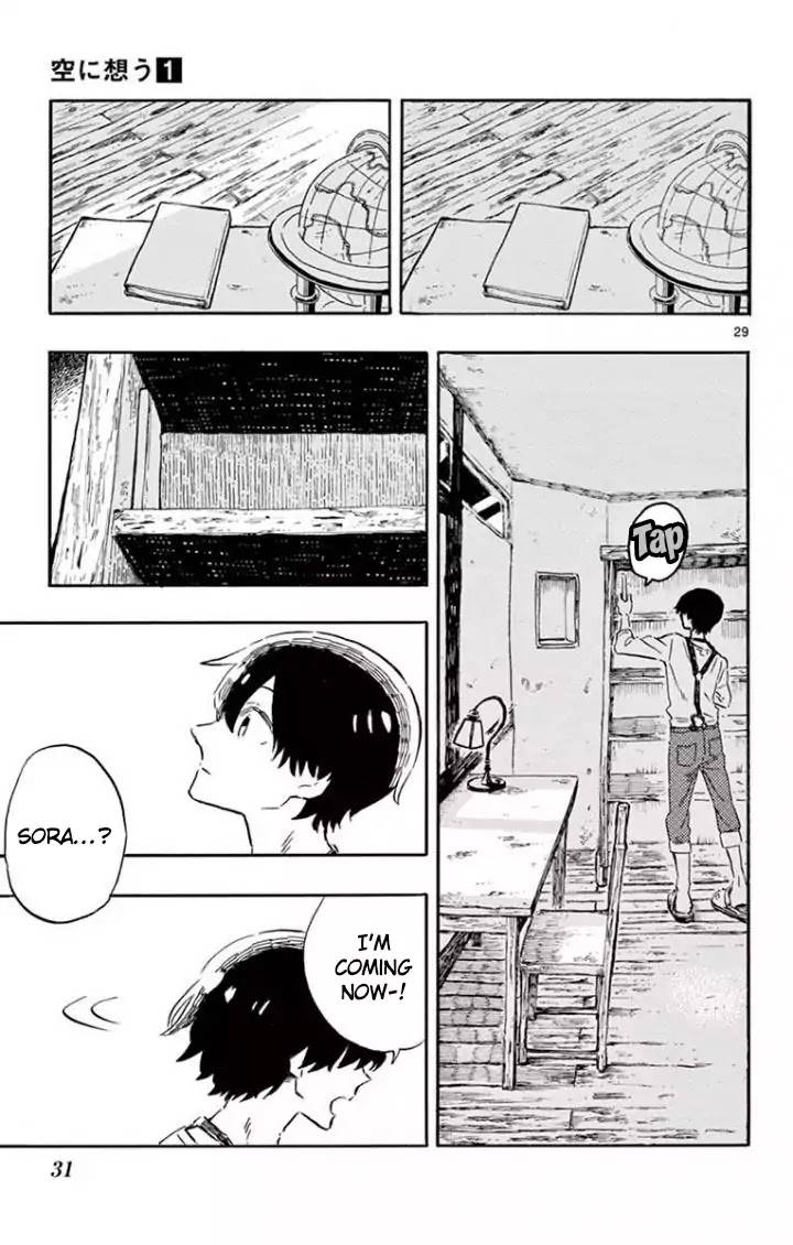 Sora ni Omou Chapter 1 page 30 - Chapter 1: Creating Something