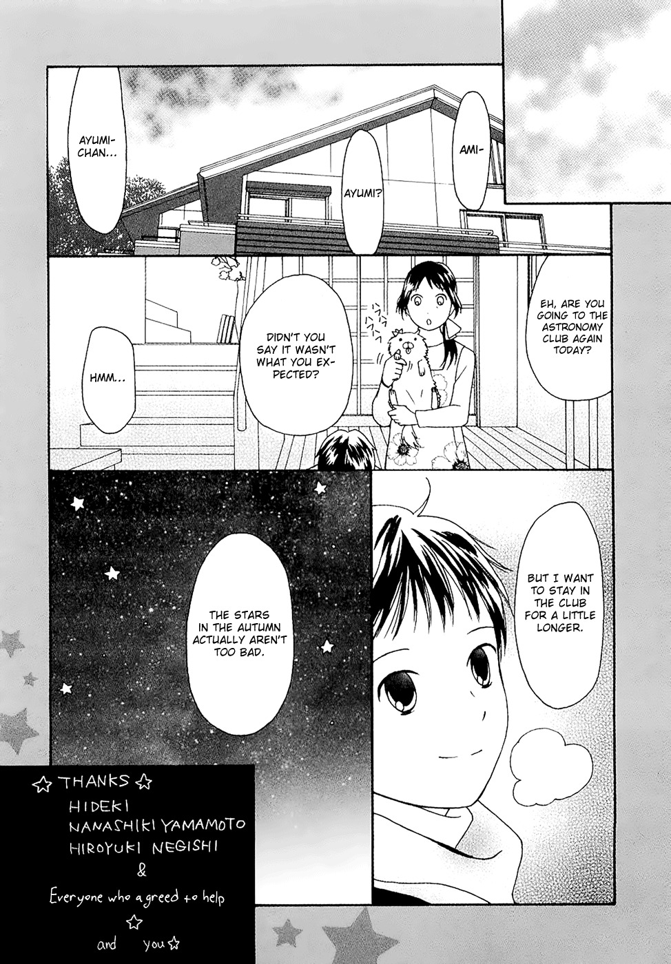 Sora no Manimani Chapter 21 page 34 - Chapter 21: Everyone's Starry Sky