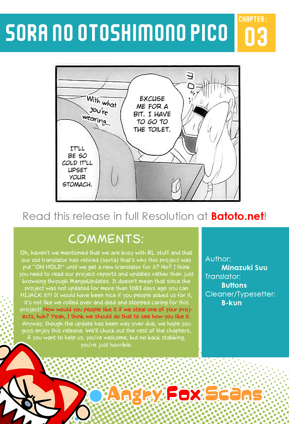 Sora no Otoshimono Pico Chapter 3 page 12 - Chapter 3