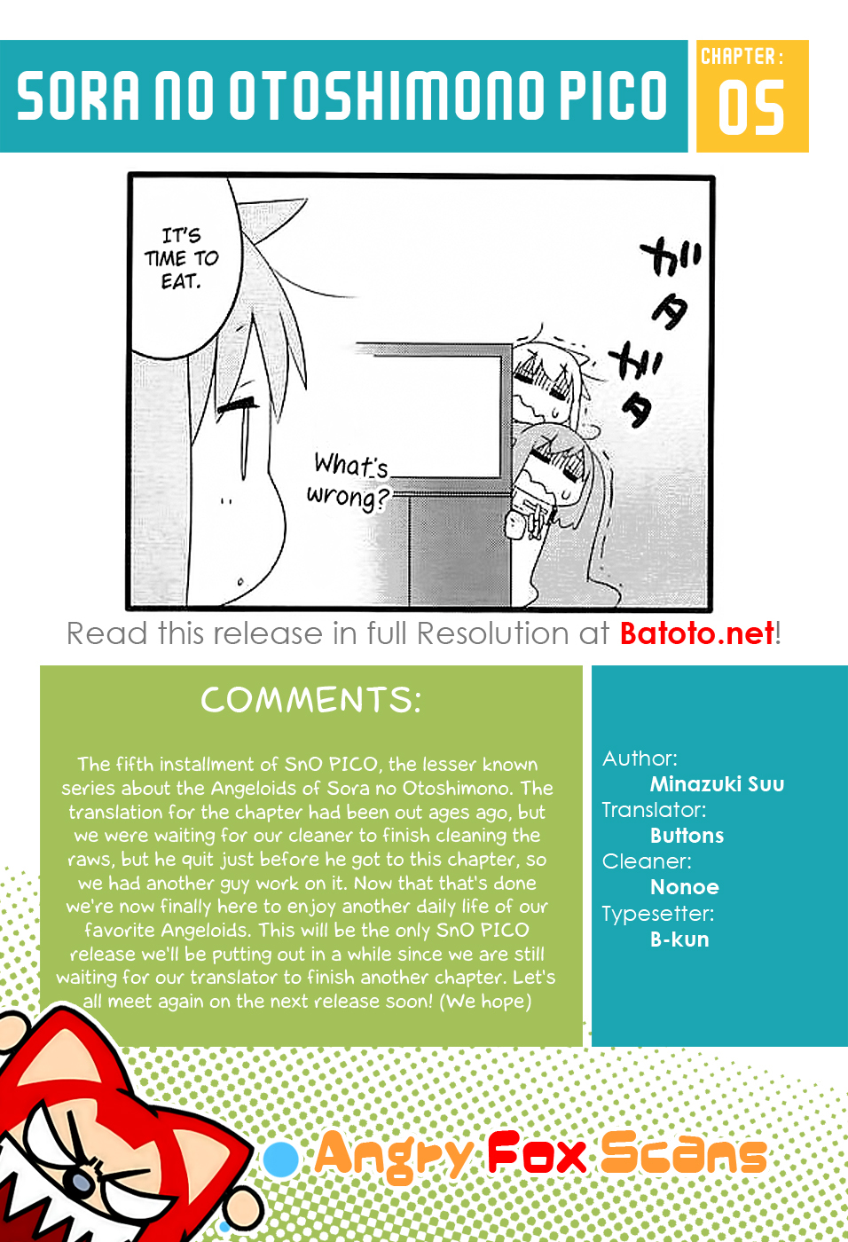 Sora no Otoshimono Pico Chapter 5 page 12 - Chapter 5