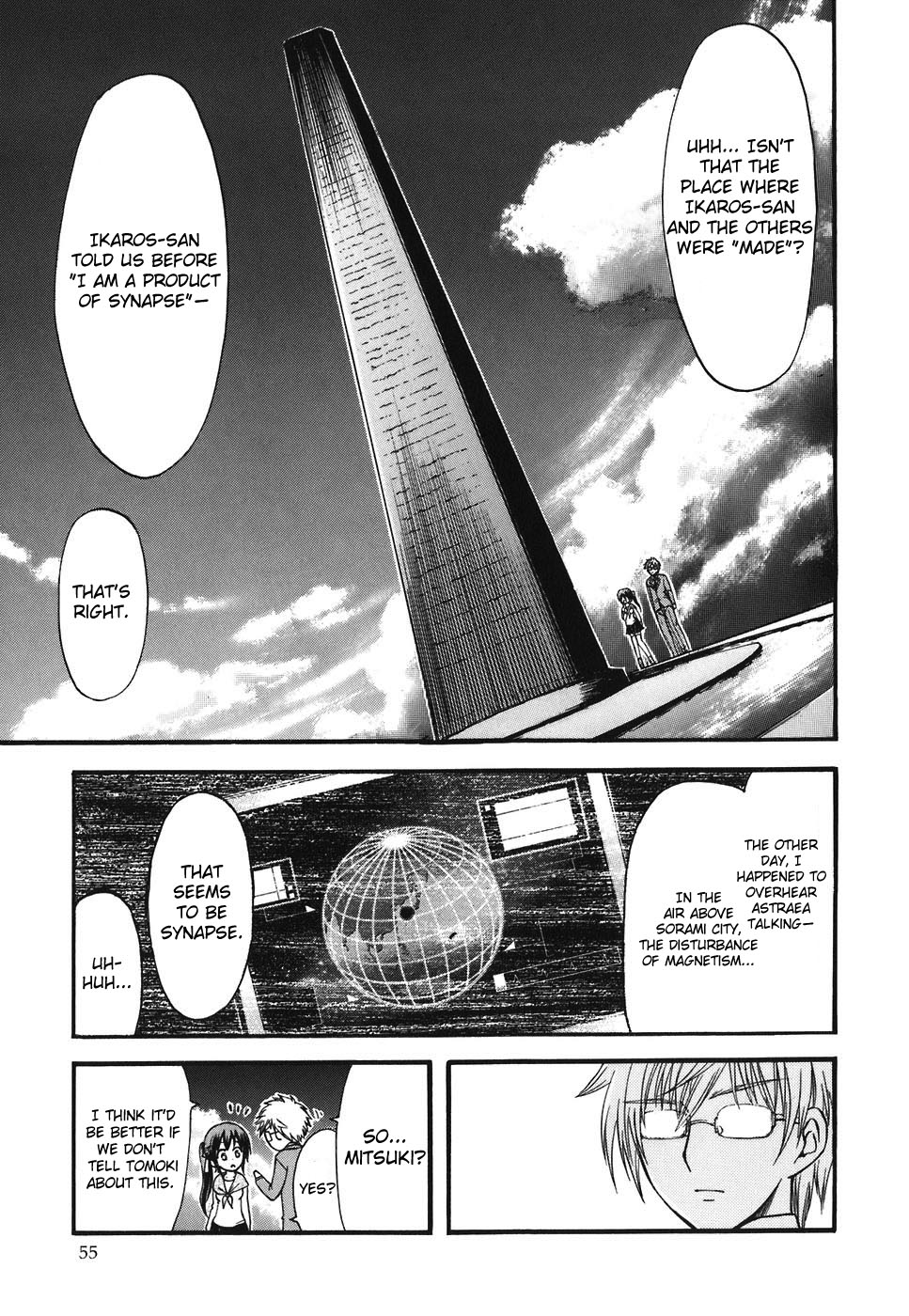 Sora no Otoshimono Chapter 24 page 8 - Chapter 24: Investigation