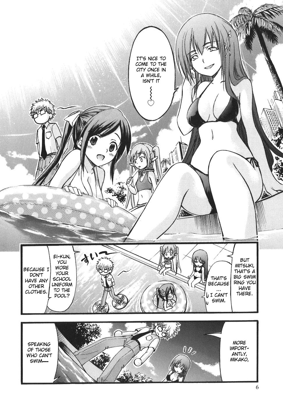 Sora no Otoshimono Chapter 27 page 10 - Chapter 27: Swimming