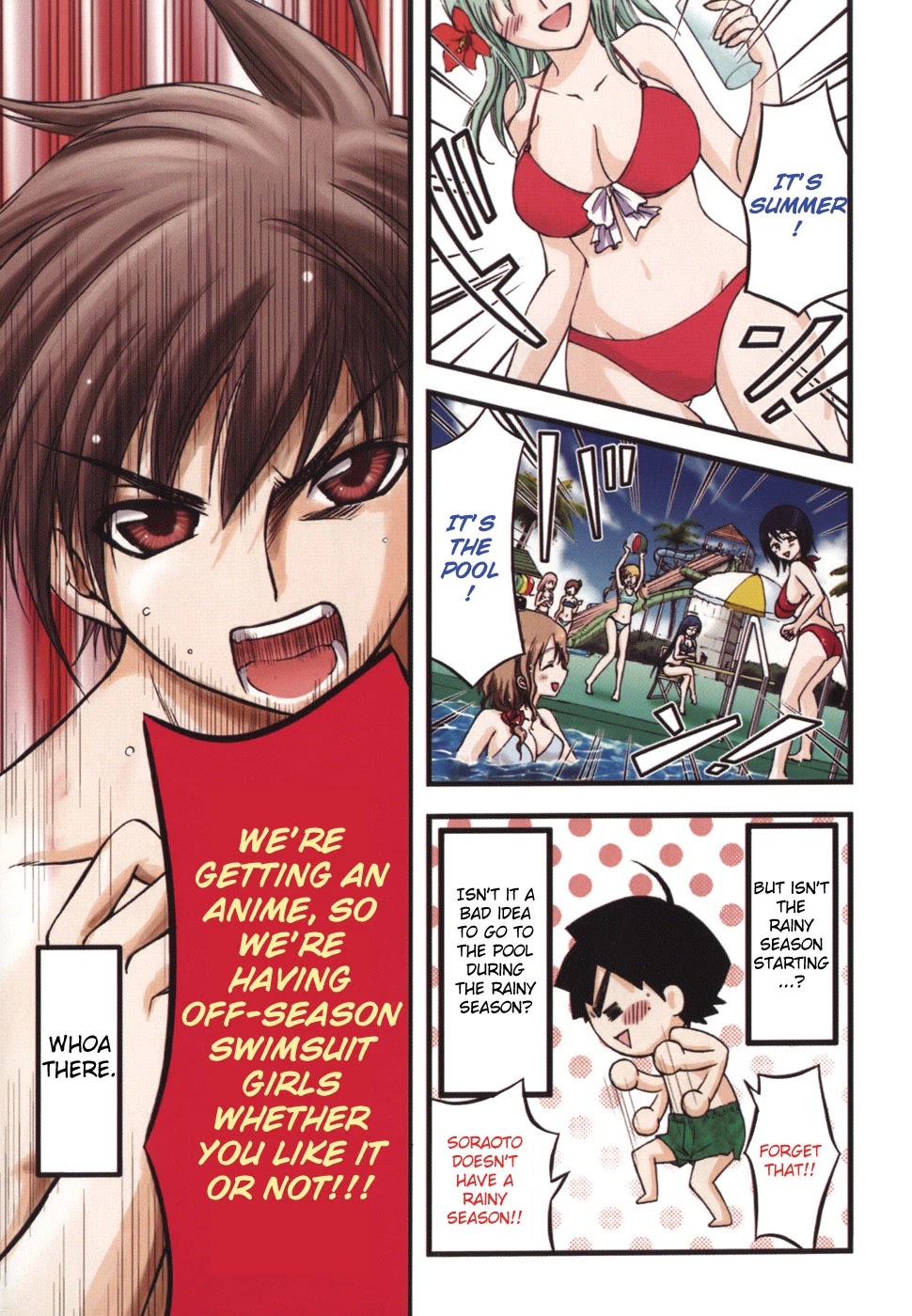 Sora no Otoshimono Chapter 27 page 6 - Chapter 27: Swimming