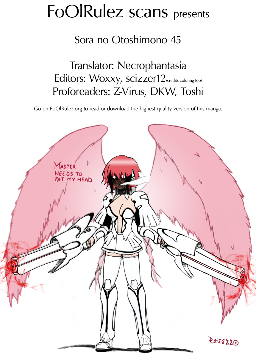 Sora no Otoshimono Chapter 45 page 44 - Chapter 45: Freedom!!