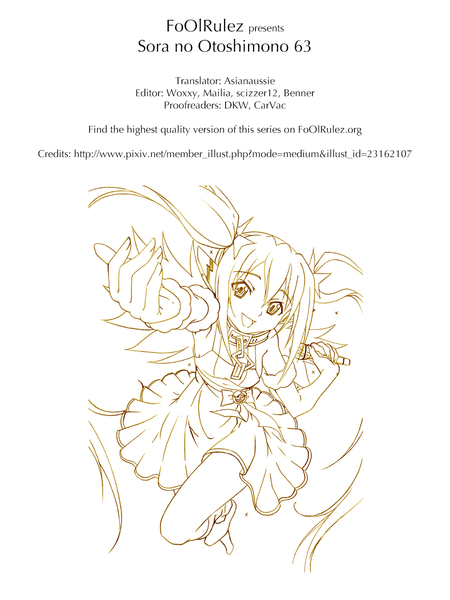 Sora no Otoshimono Chapter 63 page 39 - Chapter 63: Tides!!