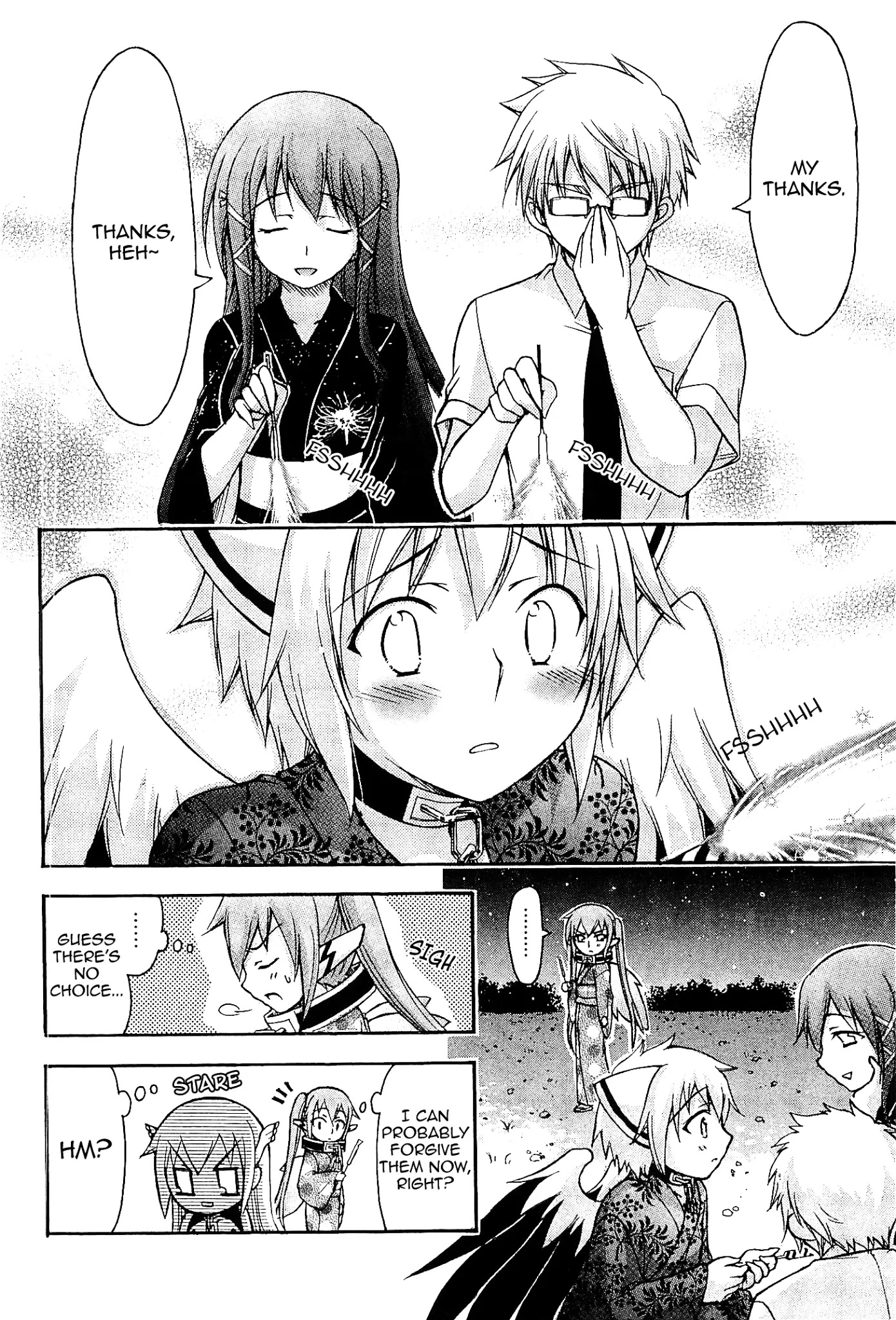 Sora no Otoshimono Chapter 65 page 14 - Chapter 65: Fireworks!!
