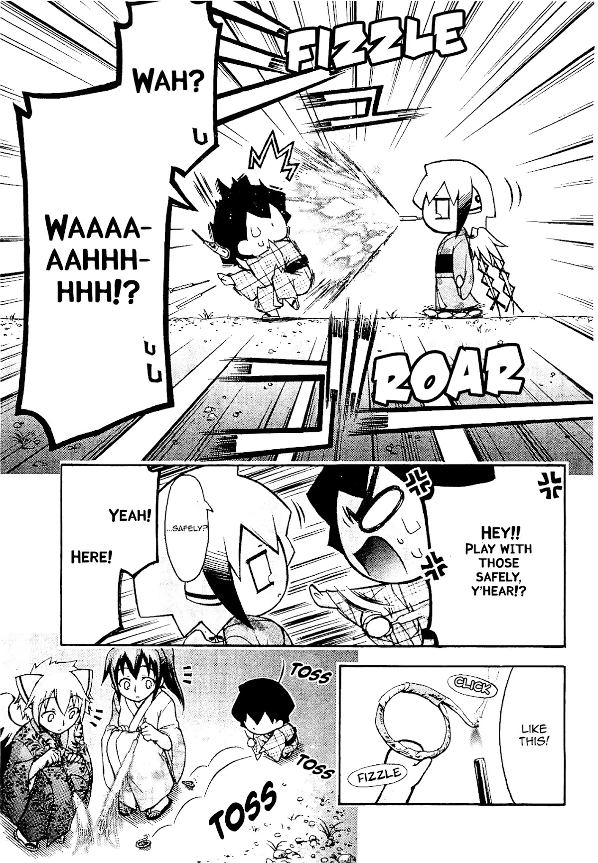 Sora no Otoshimono Chapter 65 page 17 - Chapter 65: Fireworks!!