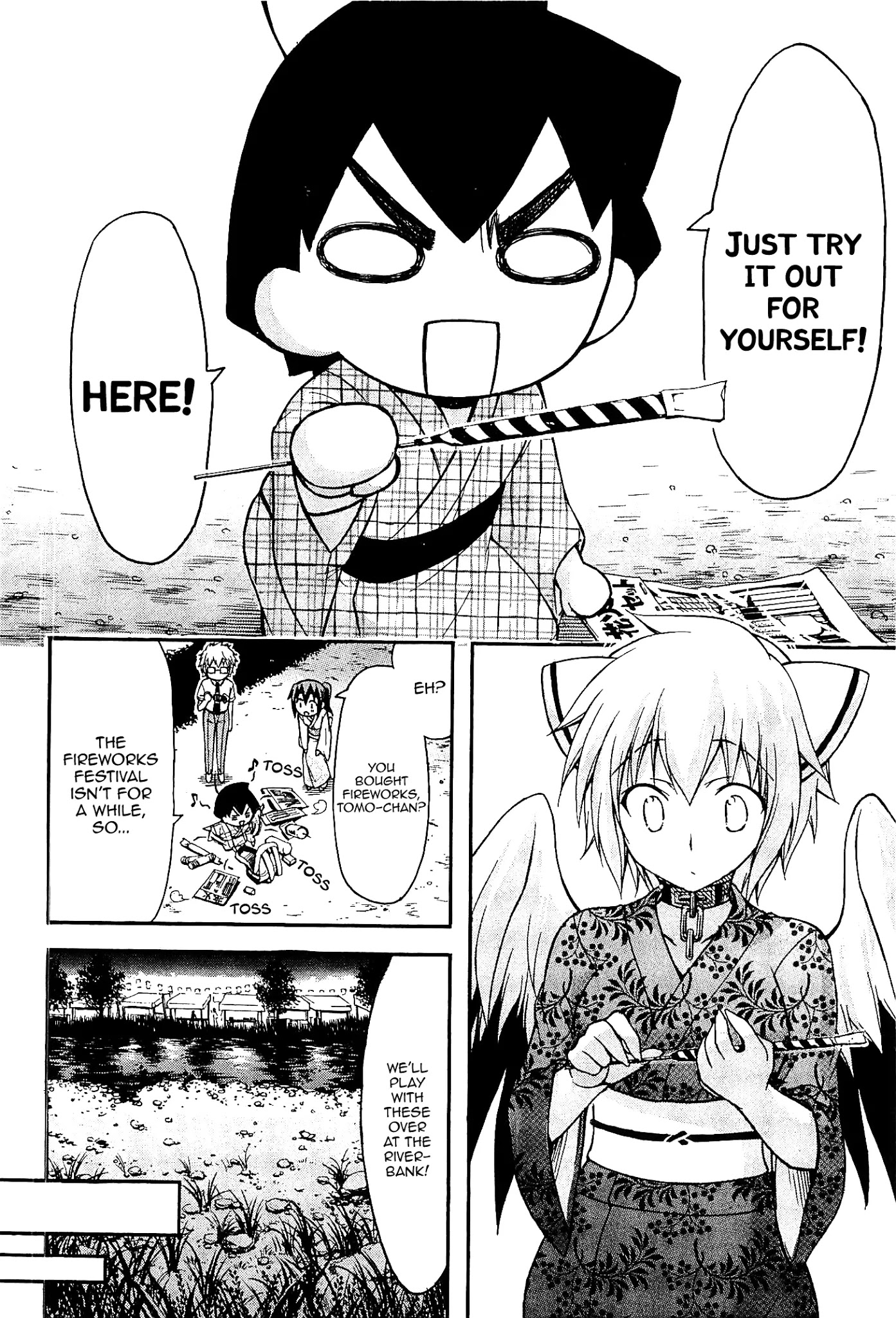 Sora no Otoshimono Chapter 65 page 8 - Chapter 65: Fireworks!!