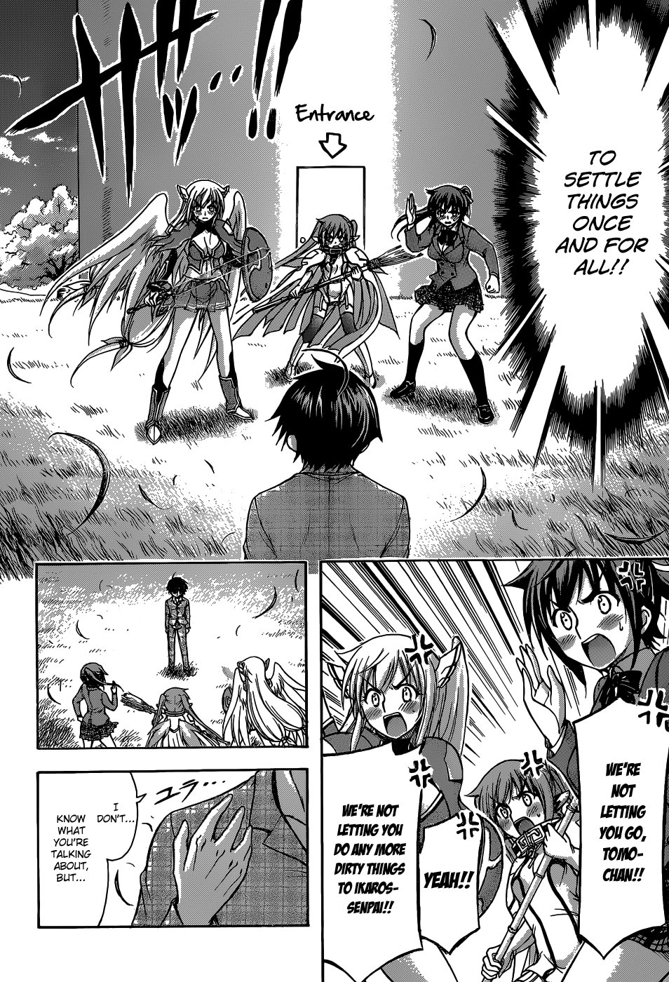 Sora no Otoshimono Chapter 77.2 page 10 - Chapter 77.2: Black and White!!