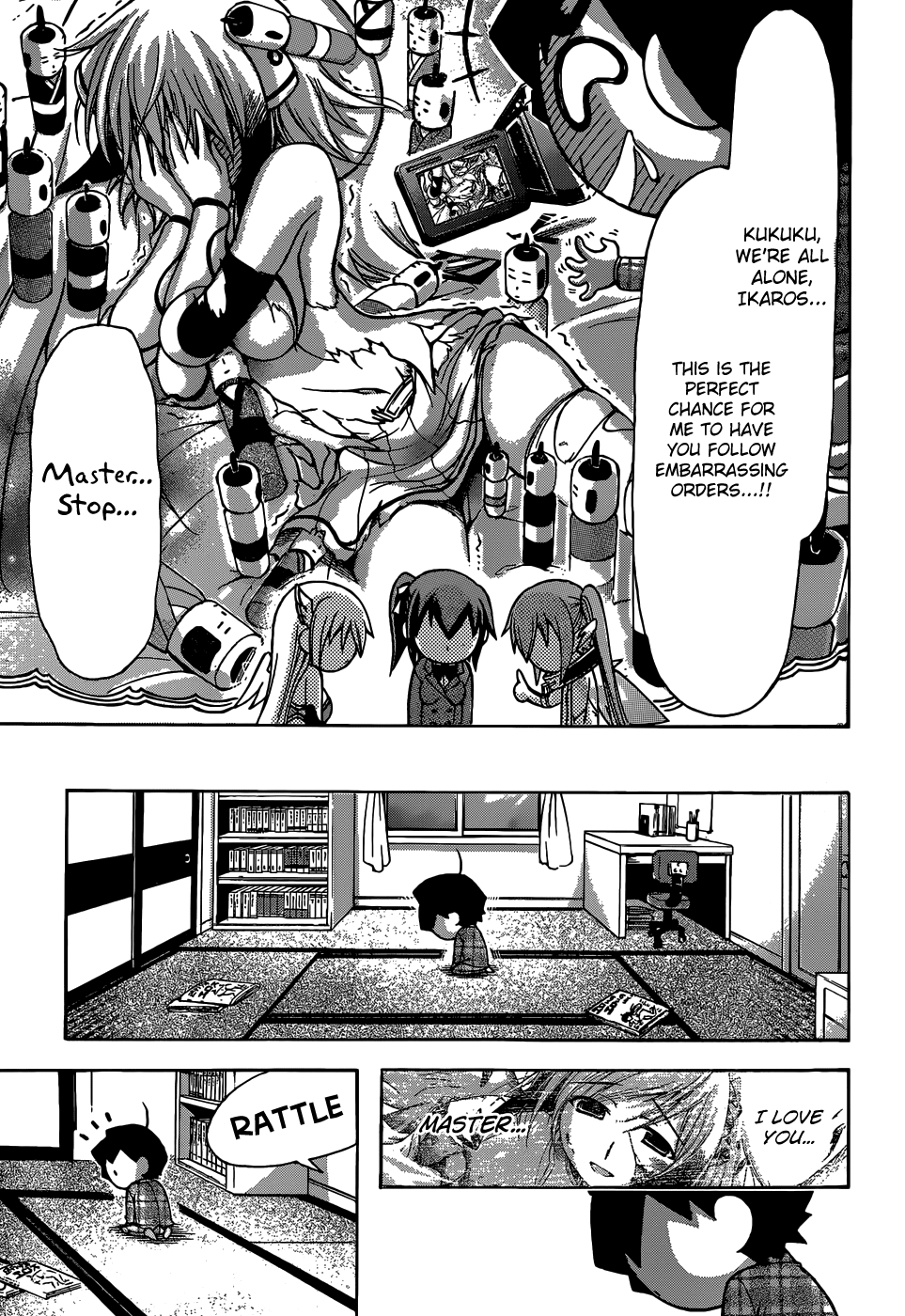 Sora no Otoshimono Chapter 77.2 page 6 - Chapter 77.2: Black and White!!