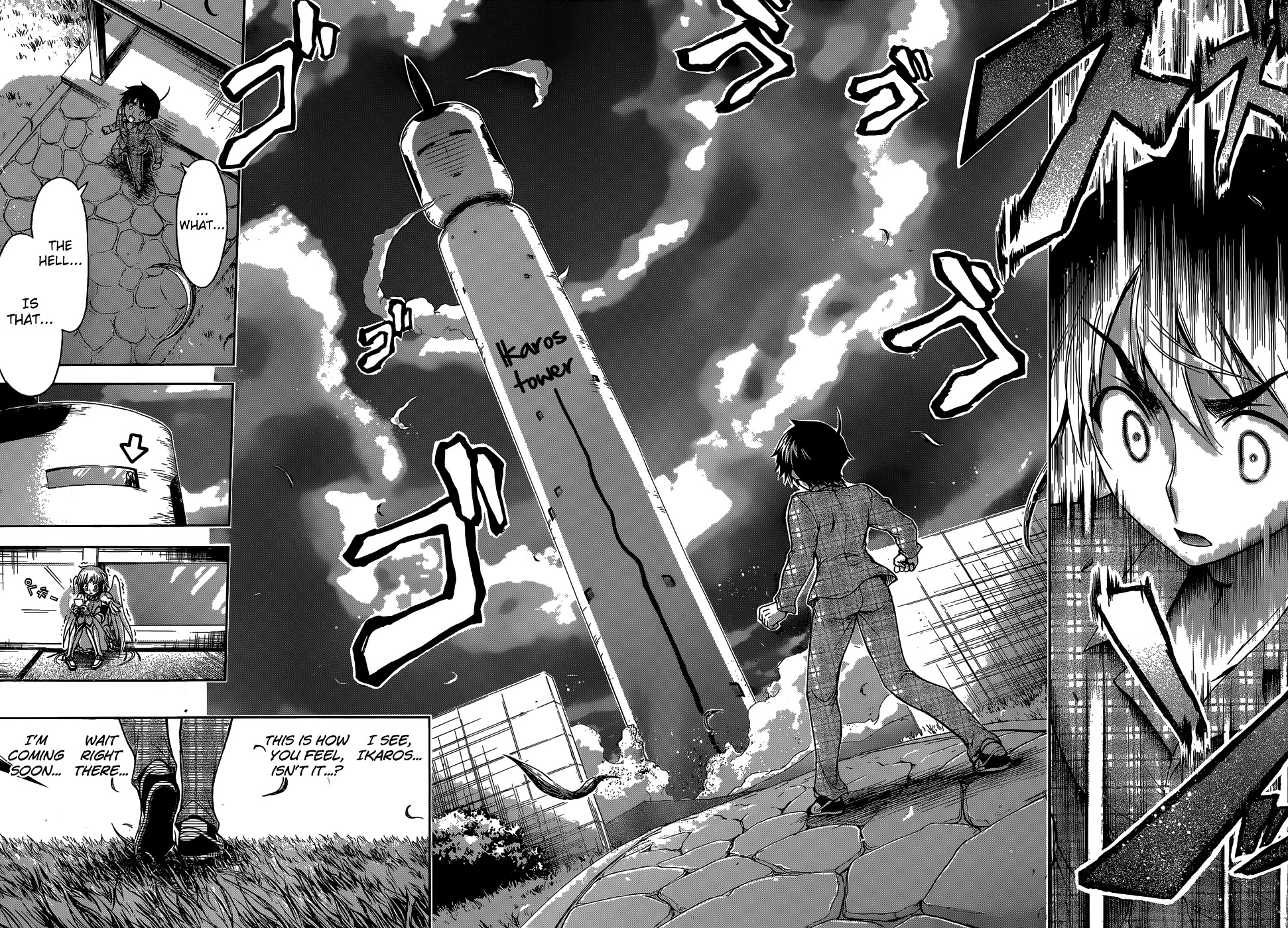 Sora no Otoshimono Chapter 77.2 page 9 - Chapter 77.2: Black and White!!
