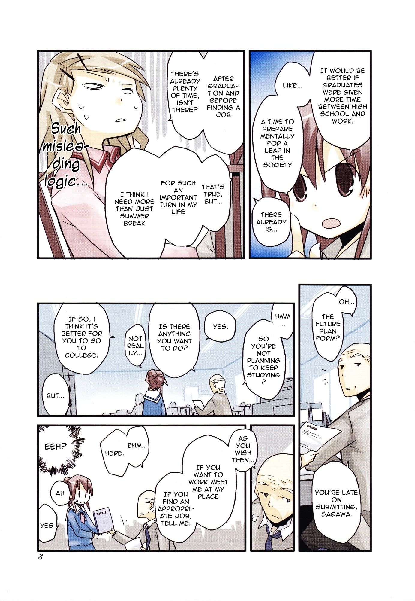 Sora no Shita Yane no Naka Chapter 14 page 7 - Chapter 14