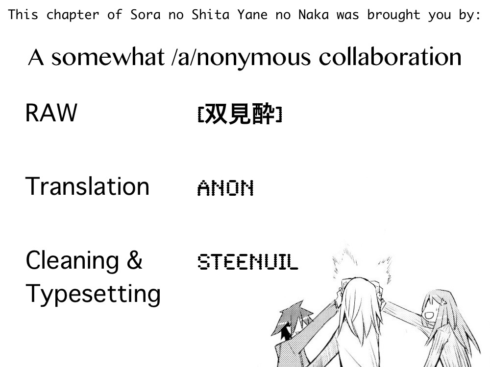 Sora no Shita Yane no Naka Chapter 19 page 9 - Chapter 19