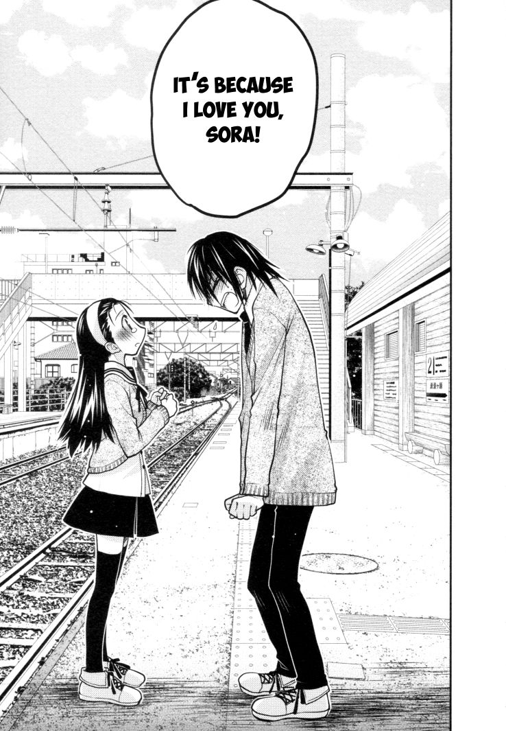 Sora x Rira - Sorairo no Lila to Okubyou na Boku Chapter 1 page 28 - Chapter 1 : Sora's Disappearance