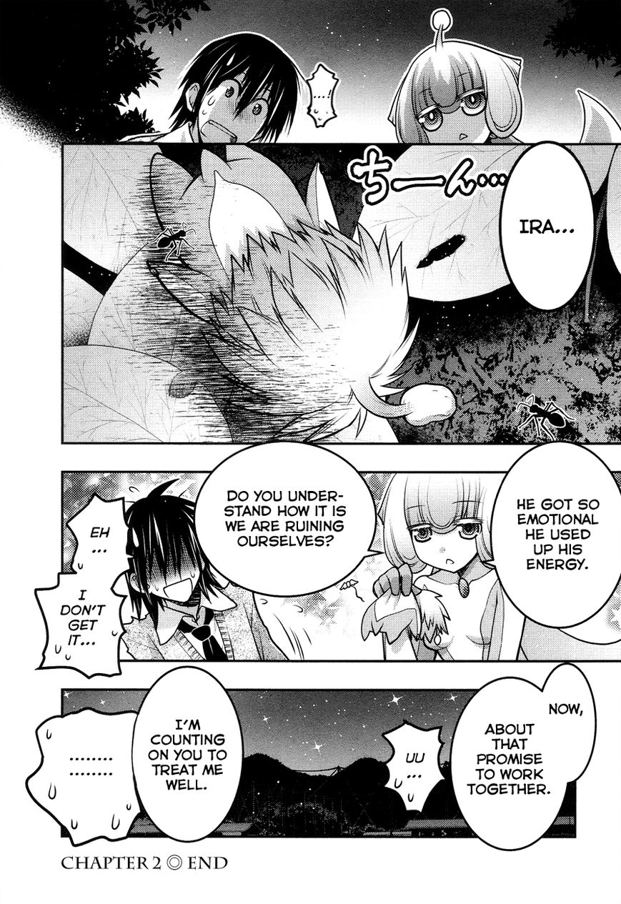 Sora x Rira - Sorairo no Lila to Okubyou na Boku Chapter 2 page 36 - Chapter 2 : An Evening's Promise