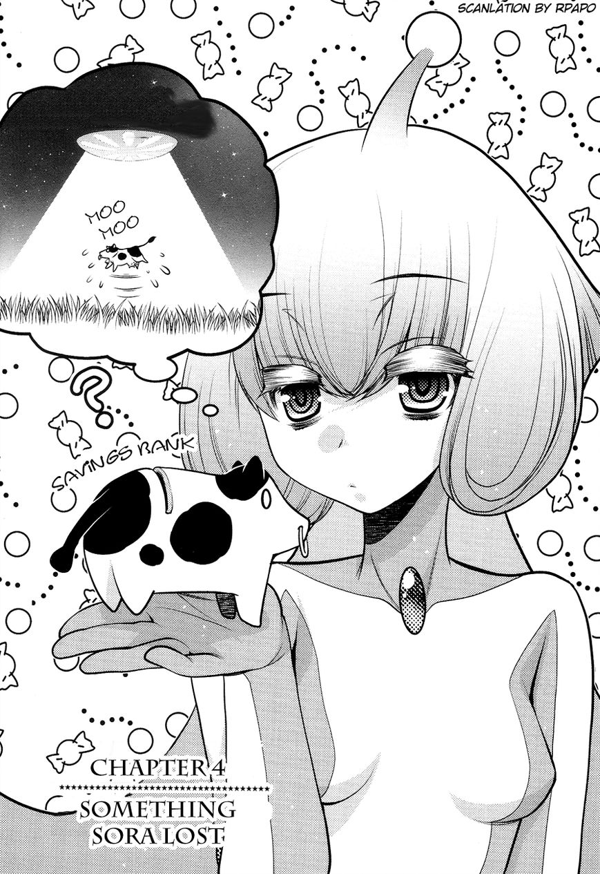 Sora x Rira - Sorairo no Lila to Okubyou na Boku Chapter 4 page 1 - Chapter 4 : Something Sora Lost