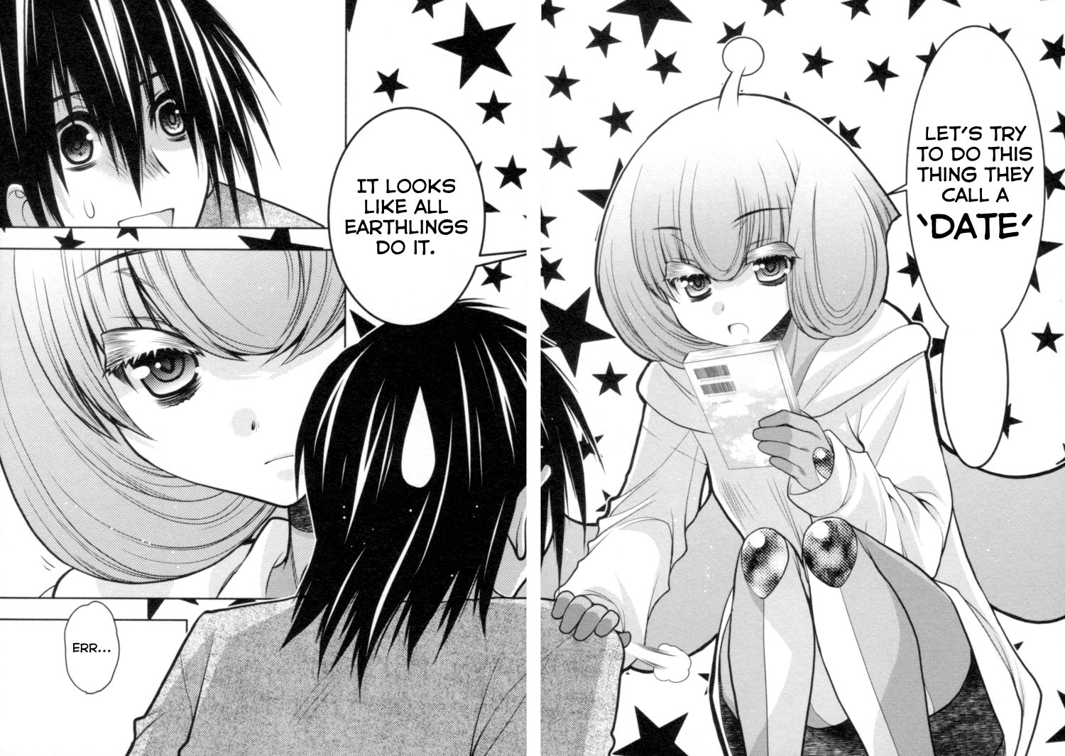 Sora x Rira - Sorairo no Lila to Okubyou na Boku Chapter 5 page 37 - Chapter 5 : Lila's Love Lesson, Lv 1