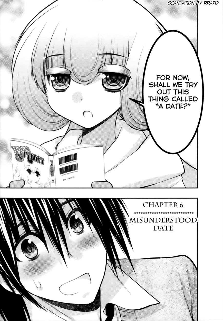 Sora x Rira - Sorairo no Lila to Okubyou na Boku Chapter 6 page 1 - Chapter 6 : Misunderstood Date
