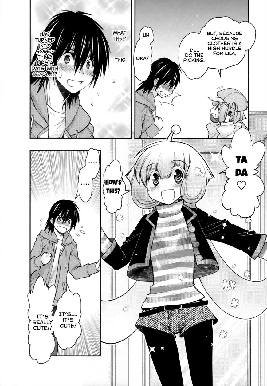 Sora x Rira - Sorairo no Lila to Okubyou na Boku Chapter 6 page 18 - Chapter 6 : Misunderstood Date
