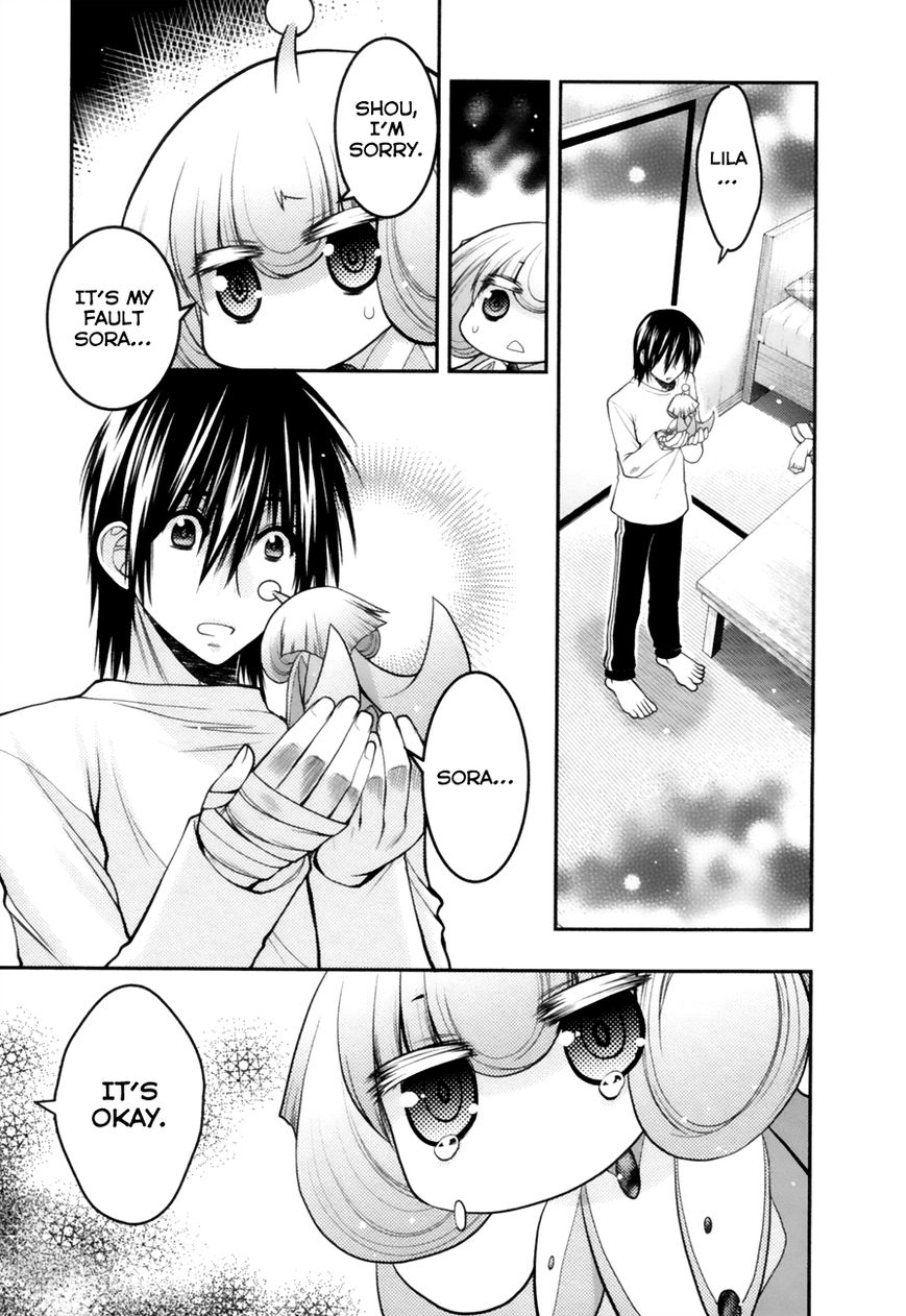 Sora x Rira - Sorairo no Lila to Okubyou na Boku Chapter 8 page 21 - Chapter 8 : Restored by Something Lost