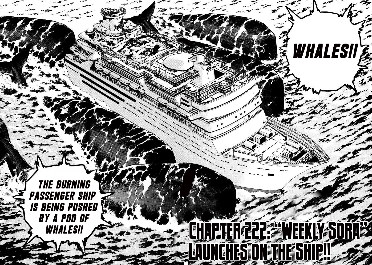 Sora yori Takaku (MIYASHITA Akira) Chapter 222 page 2 - Chapter 222: "Weekly Sora" Launches on the Ship!!