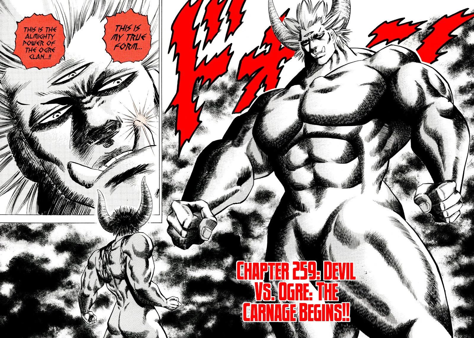 Sora yori Takaku (MIYASHITA Akira) Chapter 259 page 4 - Chapter 259: Devil vs. Ogre: The Carnage Begins!!
